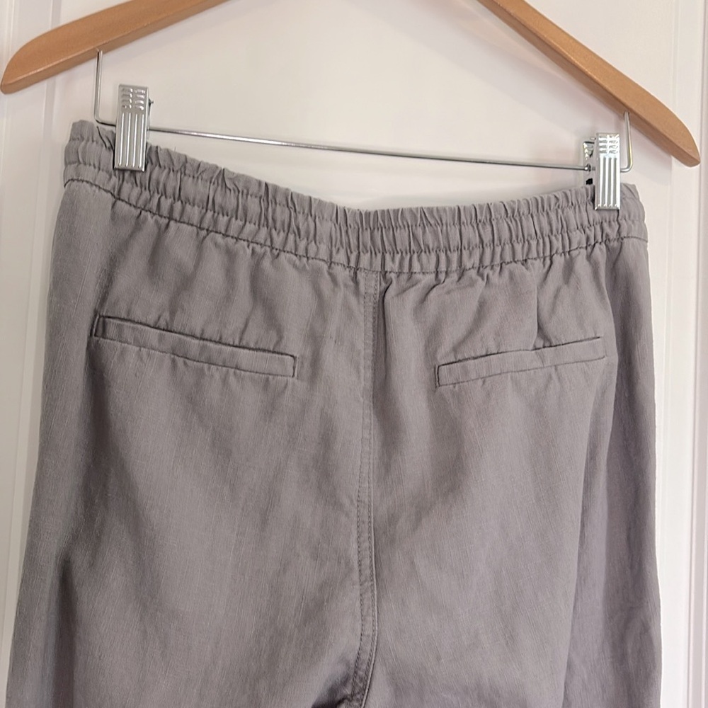 J Crew Point Sur Jogger Pants Linen Blend Size 2 - Picture 8 of 11